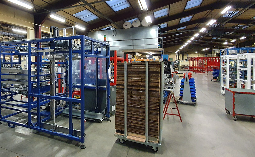 Meca-Systeme - Industrialization of the BTM2 case erectors production in our workshops