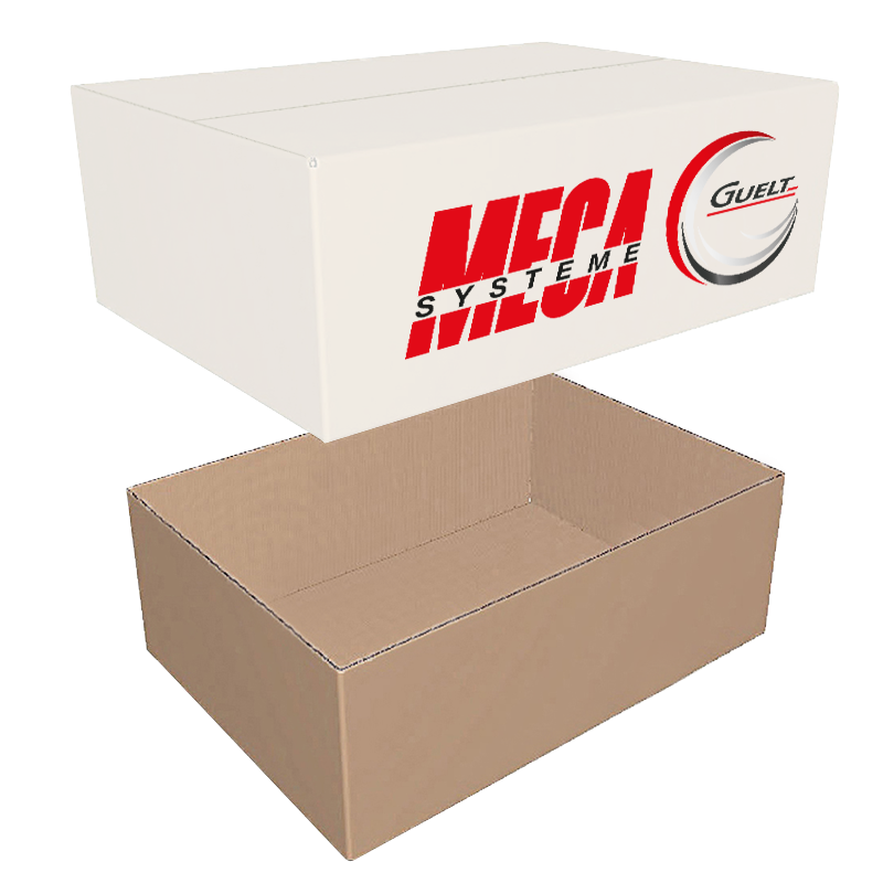 Méca-Système carton type demie caisse américaine avec coiffe complète 