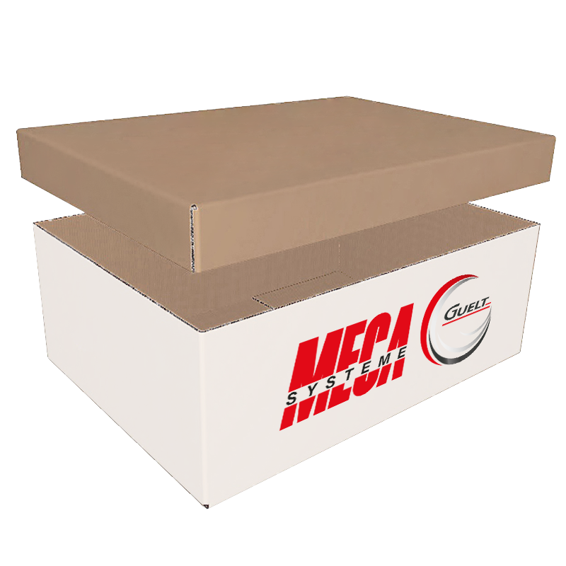 Méca-Système carton type demie caisse américaine avec coiffe