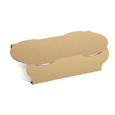 Méca-Système Guelt | Wrap carton compact pour regroupement de pots