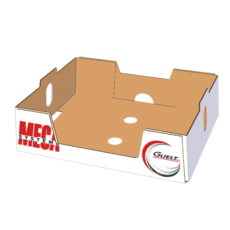 2 sides truncated corrugated tray - Méca-Système Machinery
