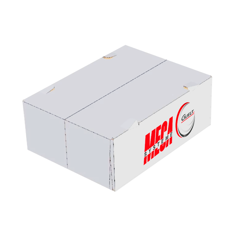 Corrugated case with glued joining tabs - Méca-Système Machinery