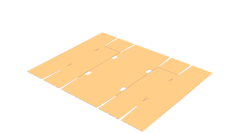 Corrugated case with glued joining tabs - Méca-Système Machinery